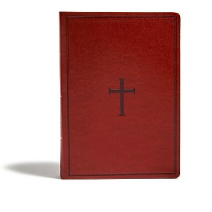 KJV Super Giant Print Reference Bible, Brown Leathertouch - Large Print by  Holman Bible Publishers (Leather Bound) - 1 of 1