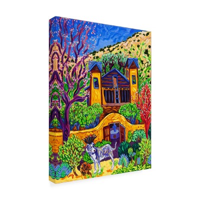 Trademark Fine Art -Cathy Carey 'The Chimayo Greeter' Canvas Art