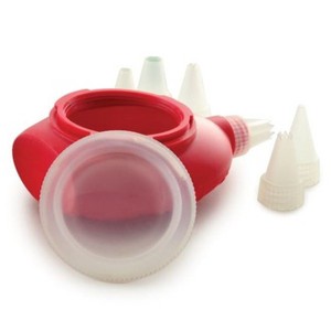 Norpro Silicone Icing Decorator with 6 Tips - Frosting Cookies Cakes Cupcakes - 1 of 4