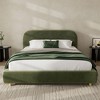 Queen Size Platform Bed with Upholstered Headboard - 2 of 4