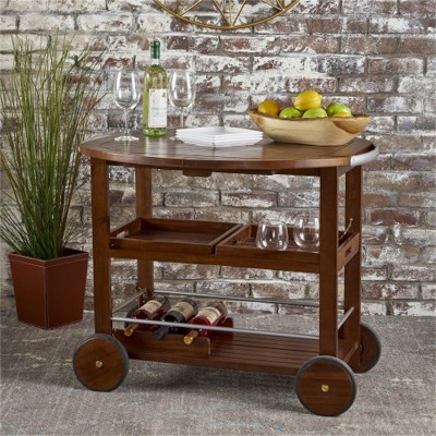 LunaLulinlk BAR CART with Storage, Kitchen Cabinet for Dining Room ,Kitchen