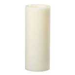 4"x10" All Weather Wax LED Candle Cream - Rimports