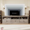 TV Stand for 65/70/75 Inch TV Entertainment Center with Storage Drawer Mid-Century Modern TV Console with Open Shelves 70in Media TV Cabinet - 4 of 4