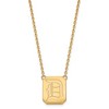 Black Bow Jewelry 14k Yellow Gold Plated Sterling Silver Duquesne Dukes NCAA Necklace 18 Inch - 2 of 4