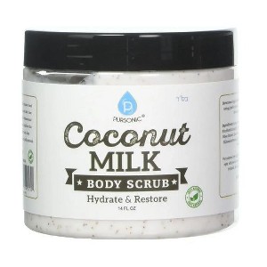 Pursonic 100% Natural Coconut Milk Body Scrub 14oz - 1 of 2