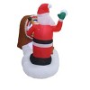 A Holiday Company 6ft Wide Animated Snowball Fight, 4.5 ft Tall, Multi - 4 of 4