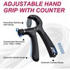 Bob and Brad Hand Grip Strengthener Kit with Counter (5 Pack), Forearm Workout Strength Trainer,Adjustable Resistance Exerciser - 3 of 4