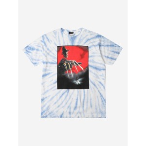 A Nightmare On Elm Street Freddy Krueger Poster Crew Neck Short Sleeve Swirl Tie-Dye Adult T-shirt - 1 of 4