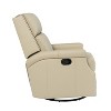 Favonius Genuine Leather Swivel Rocker Recliner with Nailhead Trim for Bedroom and Living Room, Set of 2 | ARTFUL LIVING DESIGN - image 4 of 4