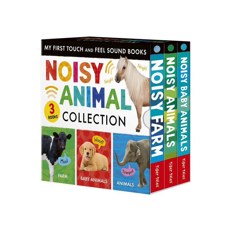 Noisy Animal 3-Book Boxed Set: My First Touch and Feel Sound Books - by  Tiger Tales (Mixed Media Product), 1 of 2