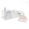 RUSSELL + HAZEL Acrylic Bloc Tray: Clear Desk Organizer, Office Supplies Holder, Acrylic Tray Organizer, 13" x 5" x 1" - 2 of 4