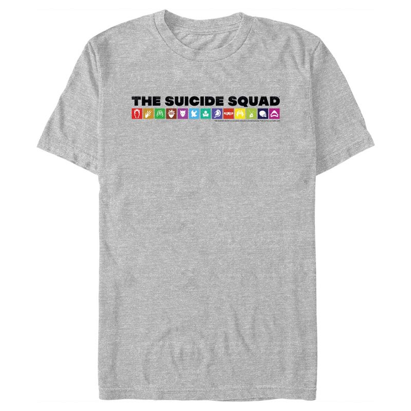 Men's The Suicide Squad Icons Logo T-Shirt, 1 of 4