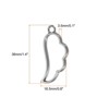 Unique Bargains DIY Crafts Earrings Necklace Bracelet Making Alloy Open Back Wing Bezel Pendants 20 Pcs - 2 of 4