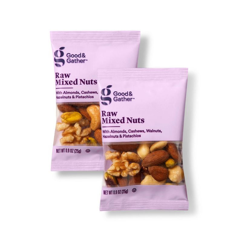 Unsalted Raw Mixed Nuts - 9oz/10ct - Good &#38; Gather&#8482;, 3 of 7