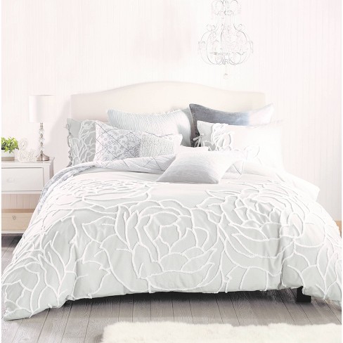 Cut geo comforter hot sale & sham set