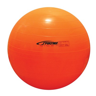 Sportime Economy Play and Exercise Ball, 21-1/2 Inches, Orange