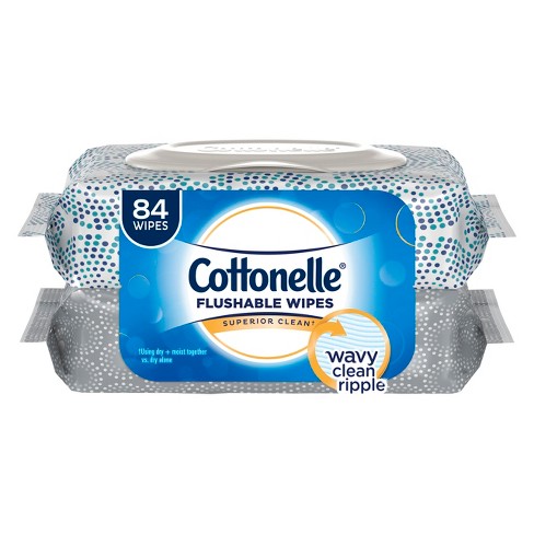 Cottonelle Fresh Care Flushable Wipes Refill- 2pk/ 84ct : Target