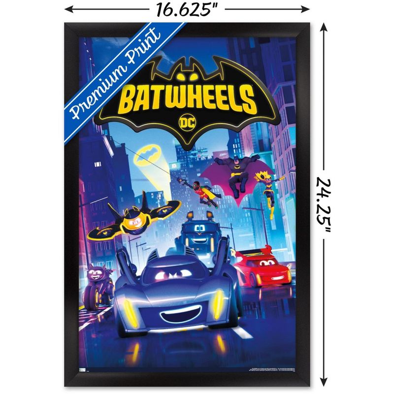 Trends International DC Comics TV Batwheels - Key Art Framed Wall Poster Prints, 3 of 7