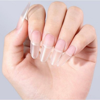 Paaaawaters Fake Nails Wearable Full-cover Matte Nail Tips for Specialized Nail Art