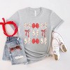 Simply Sage Market Women's Coquette Baseball Bow Chart Short Sleeve Graphic Tee - 3 of 4