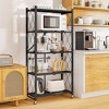 SKONYON Storage Shelves Foldable metal shelves Garage Shelving Units 4-Tier and 5-Tier - 2 of 4