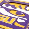 NCAA LSU Tigers 3D Logo Series Wall Art - 12"x12" - 4 of 4