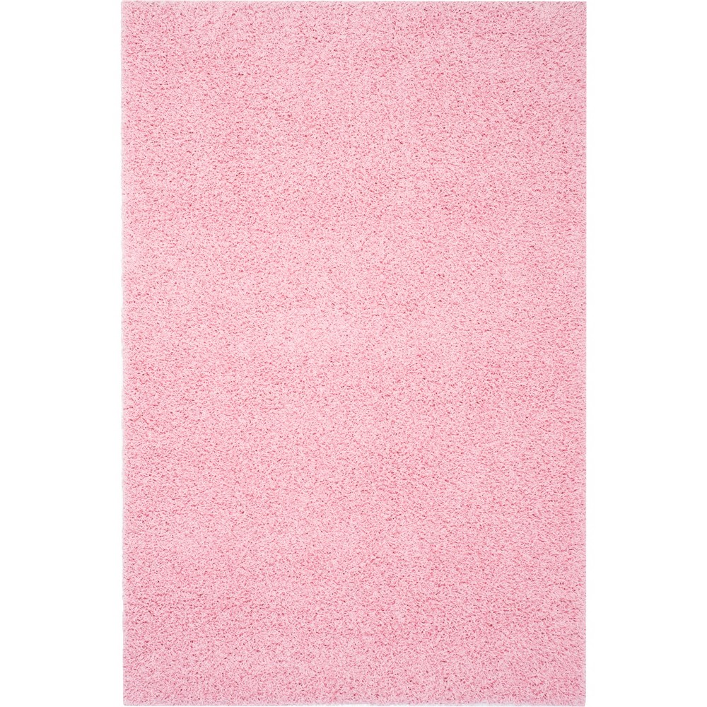 4'x6' Reedley Solid Loomed Area Rug Light Pink - Safavieh