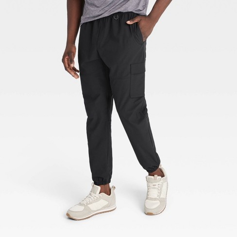 Men's Utility Cargo joggers - All In Motion™ Black L : Target