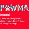 Women's Design By Humans Grandmother Loves Grandogs Pawma By littlesenh1 Racerback Tank Top - 2 of 2