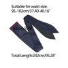 Allegra K Womens Wrap Around Obi Belts Wide Waist Band Belt for Dresses - 4 of 4
