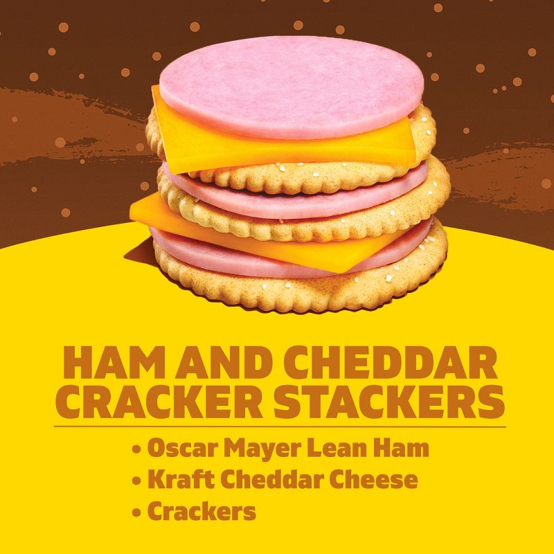 Lunchables Ham, Cheddar, and Crackers - 1.9oz, 4 of 14