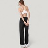 Anna-Kaci Active Women's High Waist Wide Leg Pants with Drawstring Waist and Front Pockets - 4 of 4