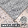 Runner Retro Vintage Irregular Pattern Thin Washable Non Skid for Entryway Bedroom Kitchen Office & Dining Table - 3 of 4