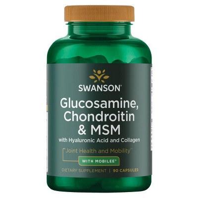 Swanson Glucosamine, Chondroitin and Msm with Mobilee 90 Capsules.