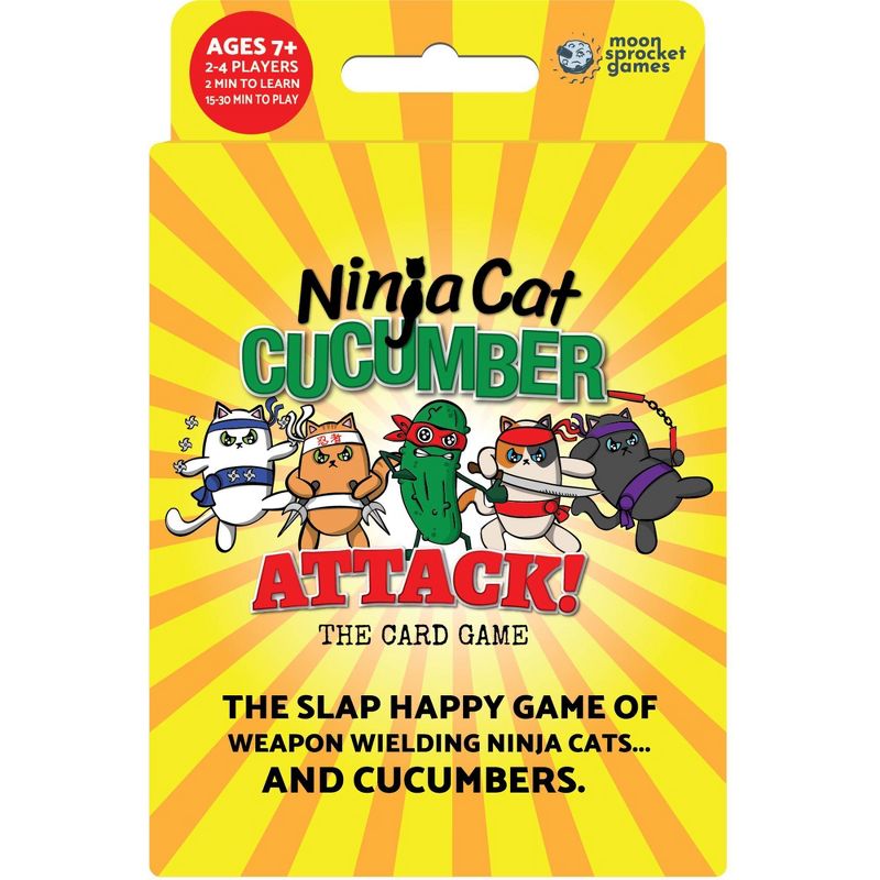Ninja Cat Cucumber Attack! Game, 2 of 7