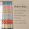 Set of 2 Bohemian Striped Light Filtering Window Curtain Panels - Lush Décor - 4 of 4