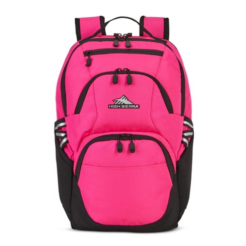 High Sierra Swoop Backpack Lightweight Bookbag With External Accessory Pockets Laptop Pocket Fits Most 17 Laptops 30l Capacity Flamingo Target