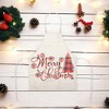 Unique Bargains Christmas Aprons Linen Black Red Brown Beige White 21.65"x26.77" 1 Pcs - 2 of 4