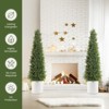 homfan Outdoor Artificial Cedar Tree, UV Protection Fake Shrubs, Fake Potted Shrubs for Porch Decoration, Maintenance-Free Artificial Cedar Plants - 3 of 4