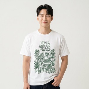 Never Enough Plants White Graphic Tee for Adults-6XL : Target