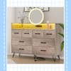 Garvee 8 Drawer Dresser with LED Lights & Charging Station - Modern Storage Organizer for Bedroom - 2 of 4