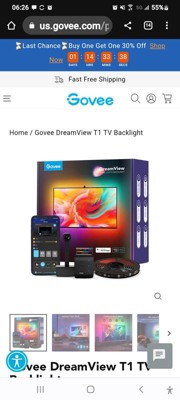 Govee Dreamview T1 16.4' Tv Backlight : Target