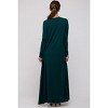 PinkBlush Forest Green Ribbed Sleeveless Dress Cardigan Maternity Set - 4 of 4