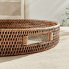 Plum & Post Burma Rattan Round Serving Tray Large - 4 of 4