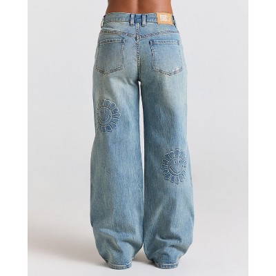 Samii Ryan | Smiley® Garden Straight Leg Jean, Denim, XX-Large, 6