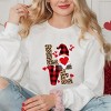 Simply Sage Market Women's Graphic Sweatshirt Leopard Gnome Love - 2 of 4