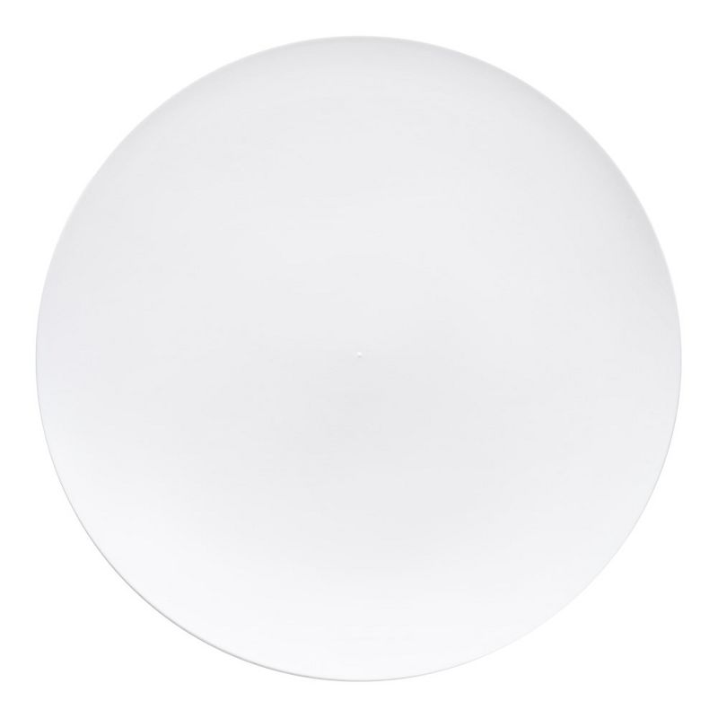 Smarty Had A Party 10.25" Solid White Organic Round Disposable Plastic Dinner Plates (120 Plates), 1 of 7