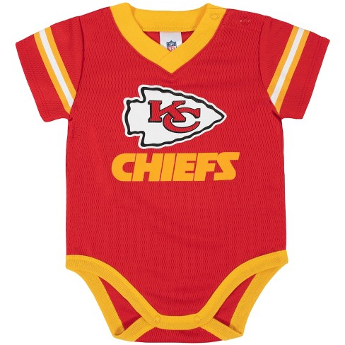 KC Chiefs Football Baby or Toddler Set / Baby Ruffled Bummies 