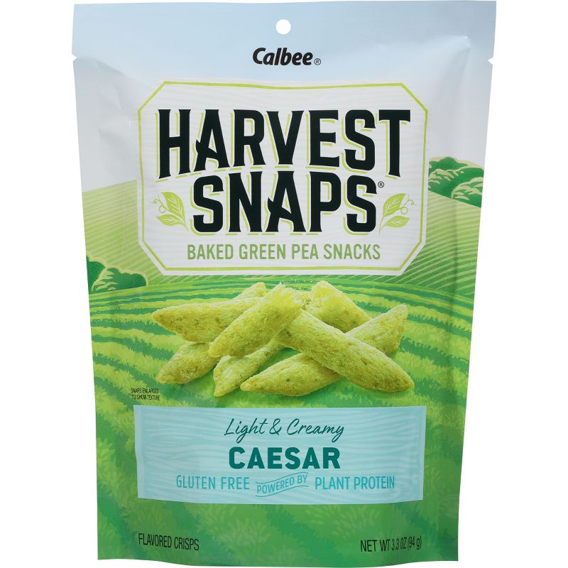 Harvest Snaps Green Pea Snack Crisps Caesar - 3.3oz, 3 of 9