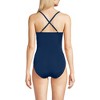 Lands' End Women's D-Cup Slender Suit Pleated X-back One Piece Swimsuit - 2 of 3